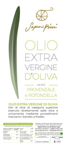 Olio extravergine d'oliva Sapori Primi<br>in bottiglia da 750 ml