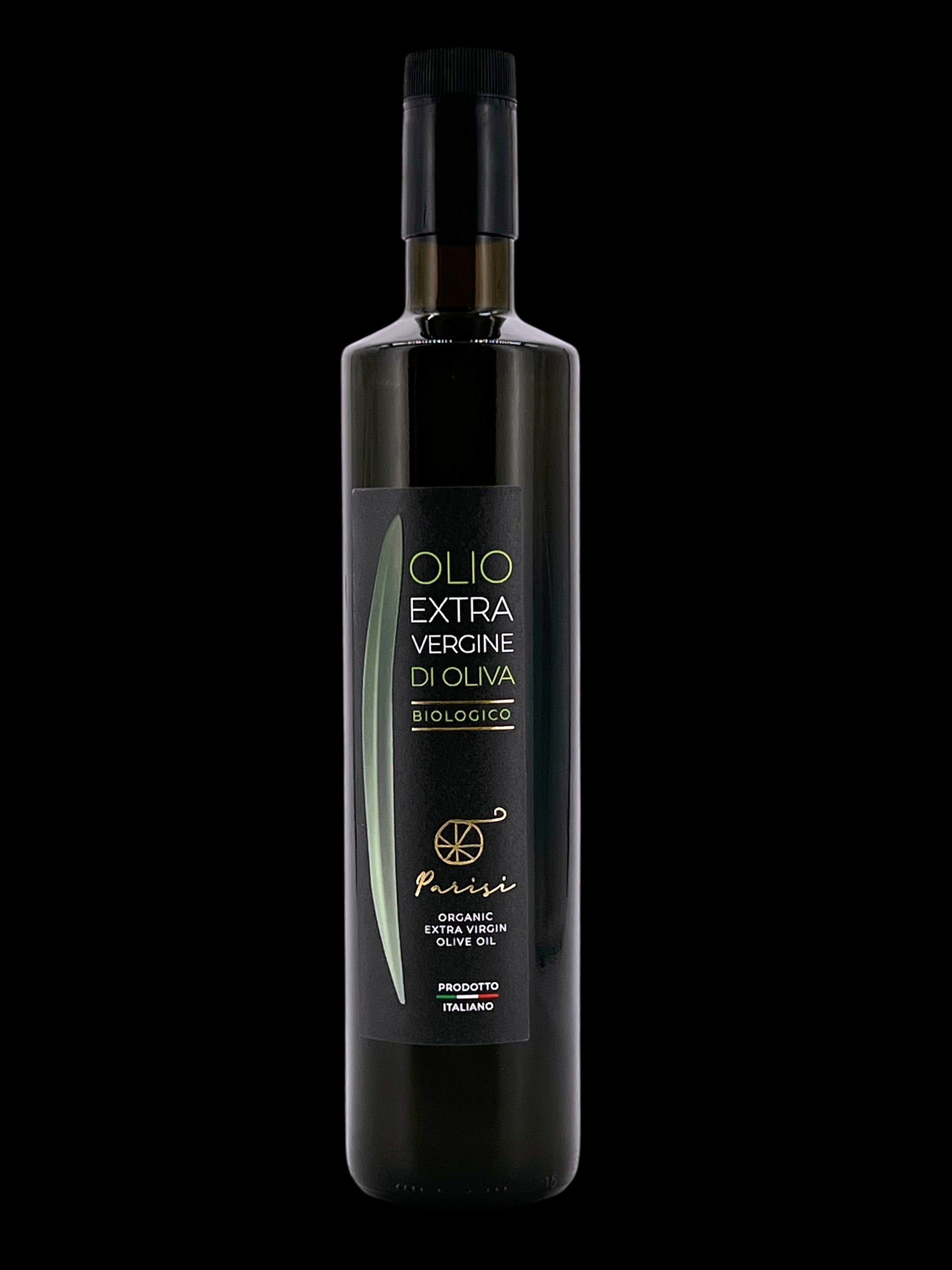 Olio extravergine di oliva Biologico in bottiglia da 750 ml