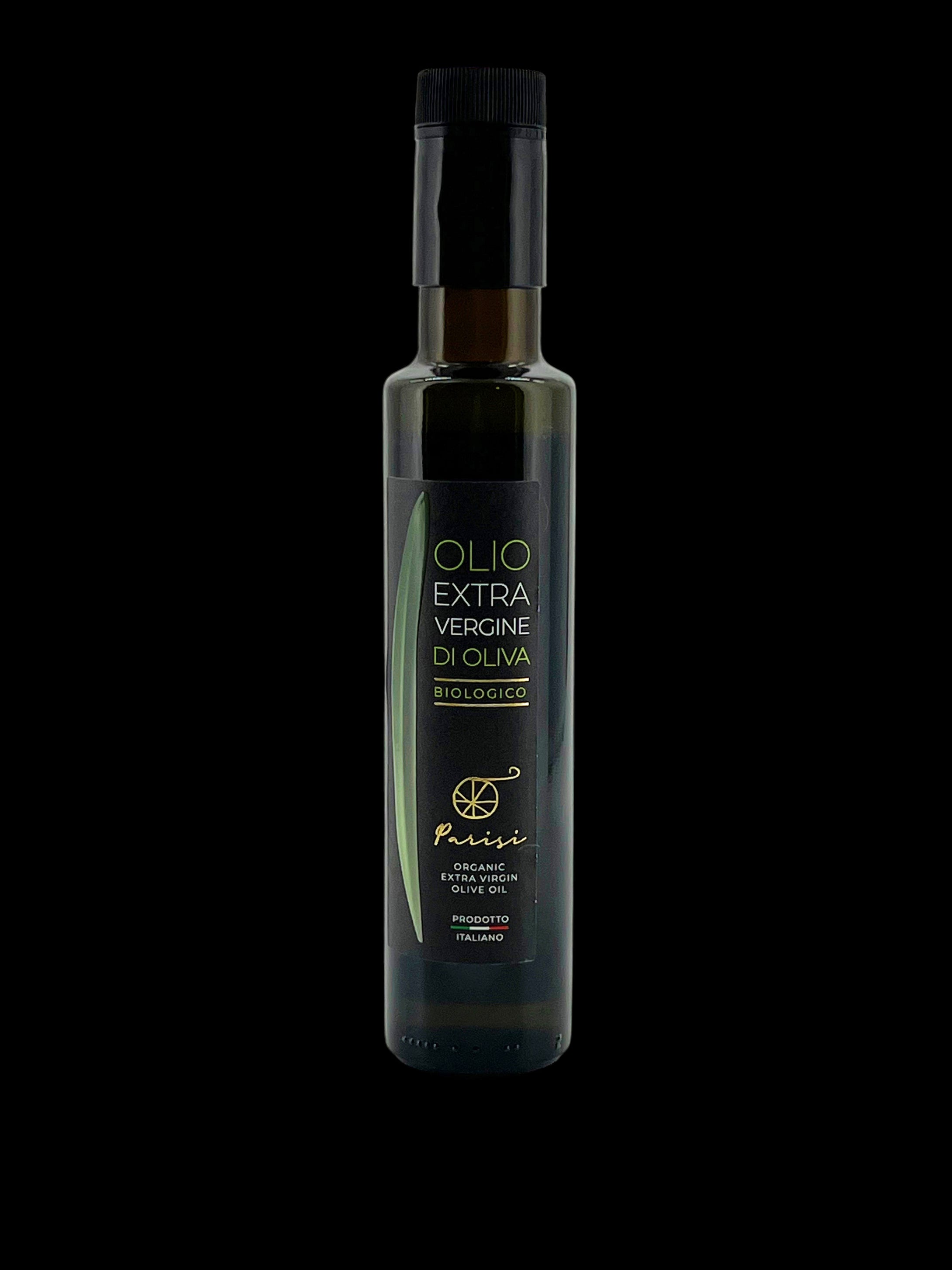 Olio extravergine di oliva Biologico in bottiglia da 250 ml