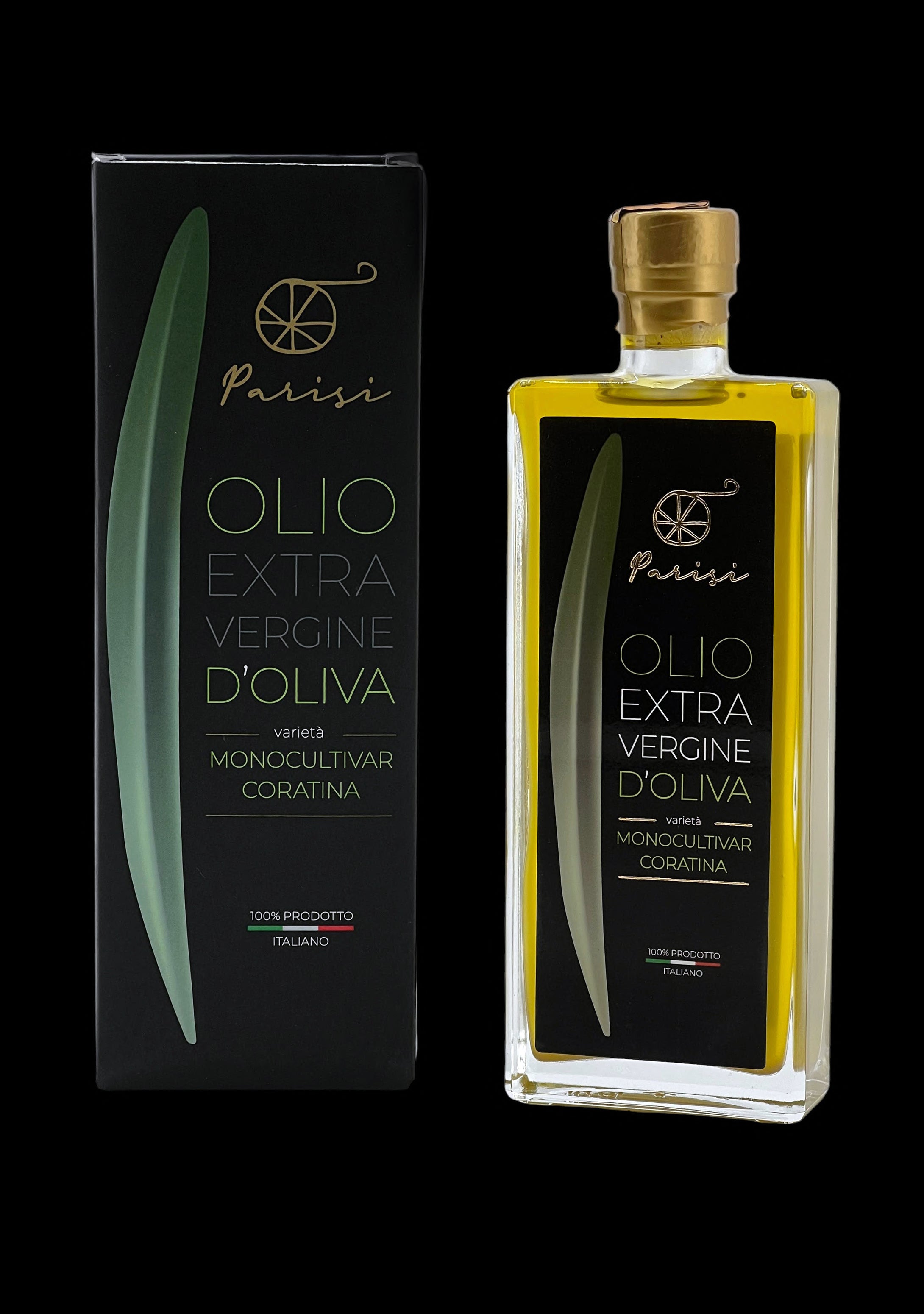 Olio extravergine di oliva Biologico prima spremitura in bottiglia da 100 ml