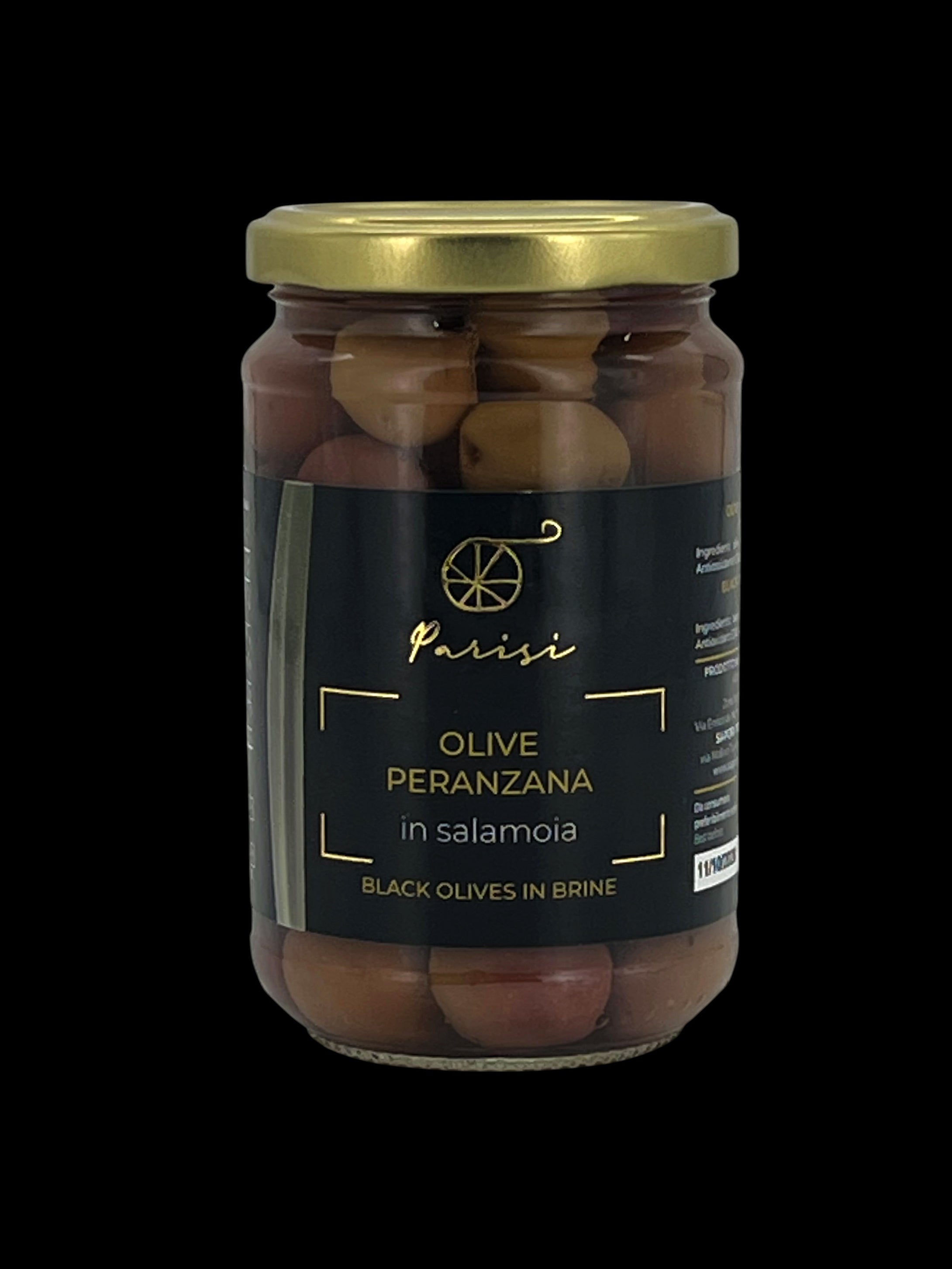 Olive Peranzana in salamoia in vaso da 314 gr