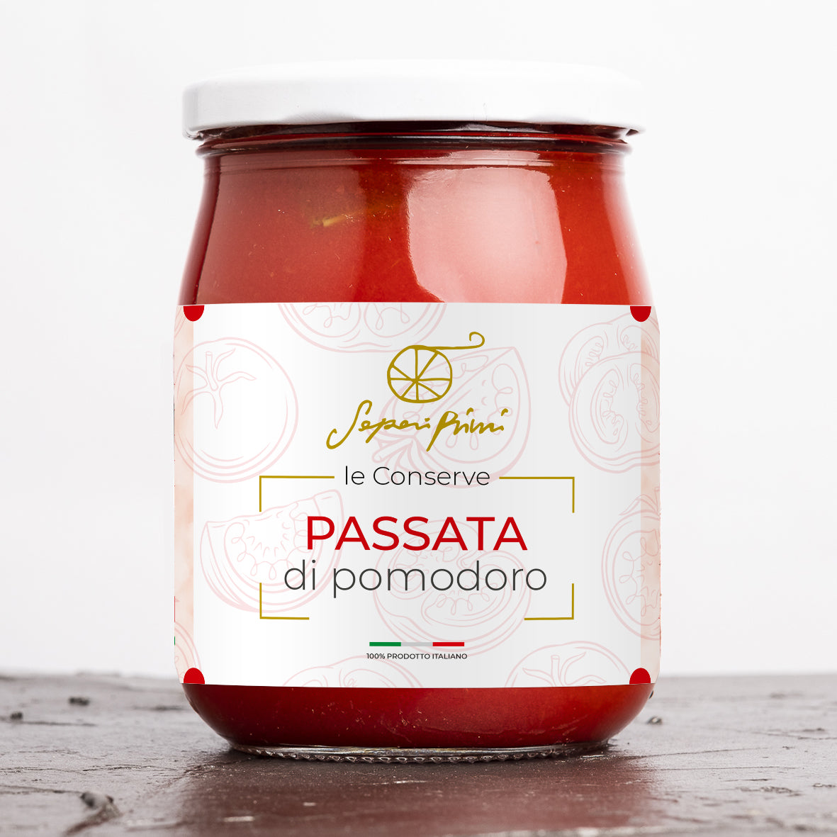 Passata di pomodoro pugliese in vaso da 580 gr
